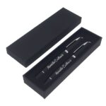 Metalna hemijska i roler olovka u setu u poklon kutiji