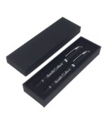 Metalna hemijska i roler olovka u setu u poklon kutiji