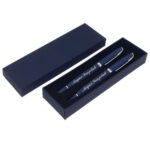 Metalna hemijska i roler olovka u setu u poklon kutiji - Slika 8