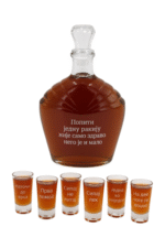 Poklon set - flaša i čašice za rakiju