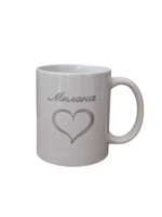 Gravirana šolja od keramike - Slika 3